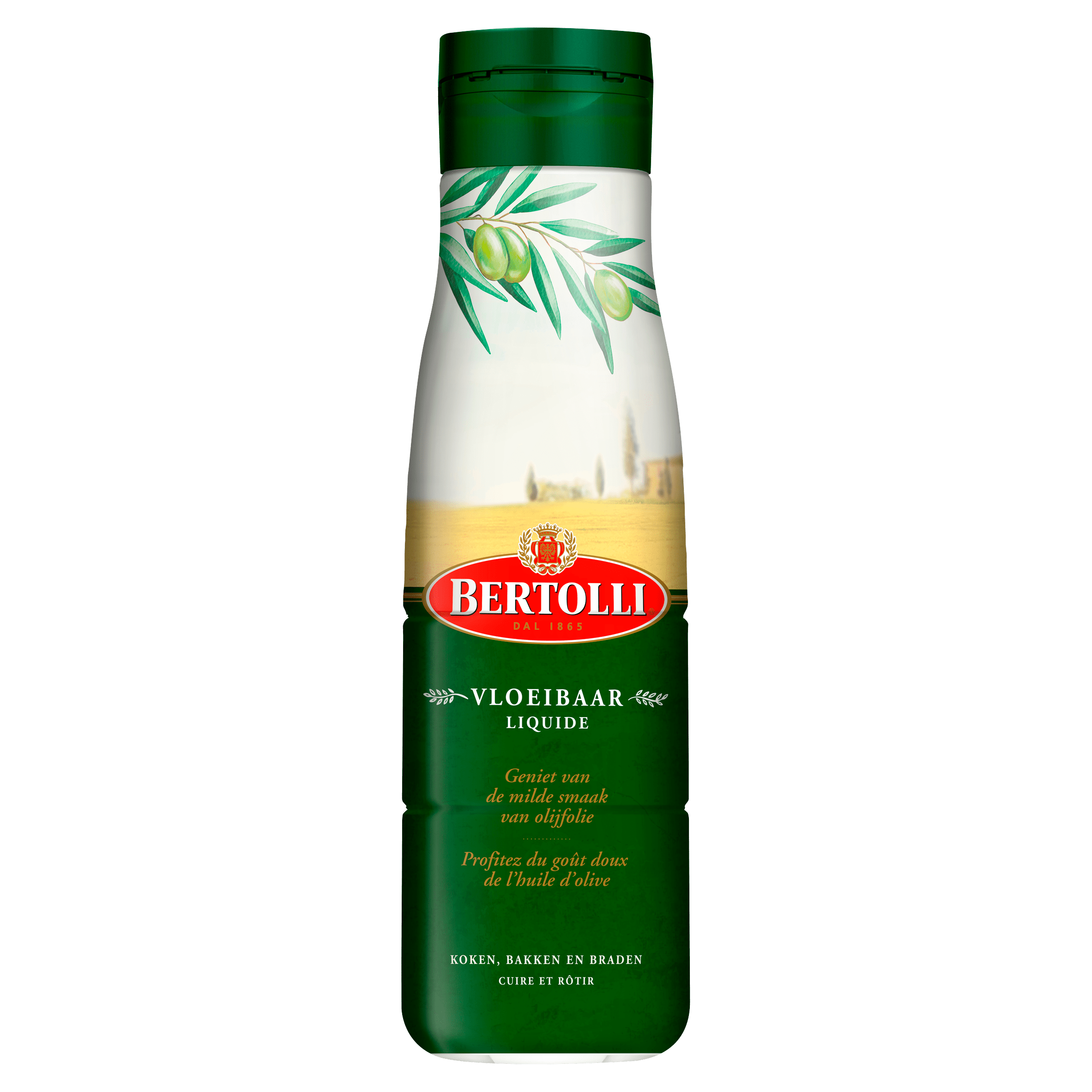 Bertolli Vloeibaar met olijfolie Fles 500 ml