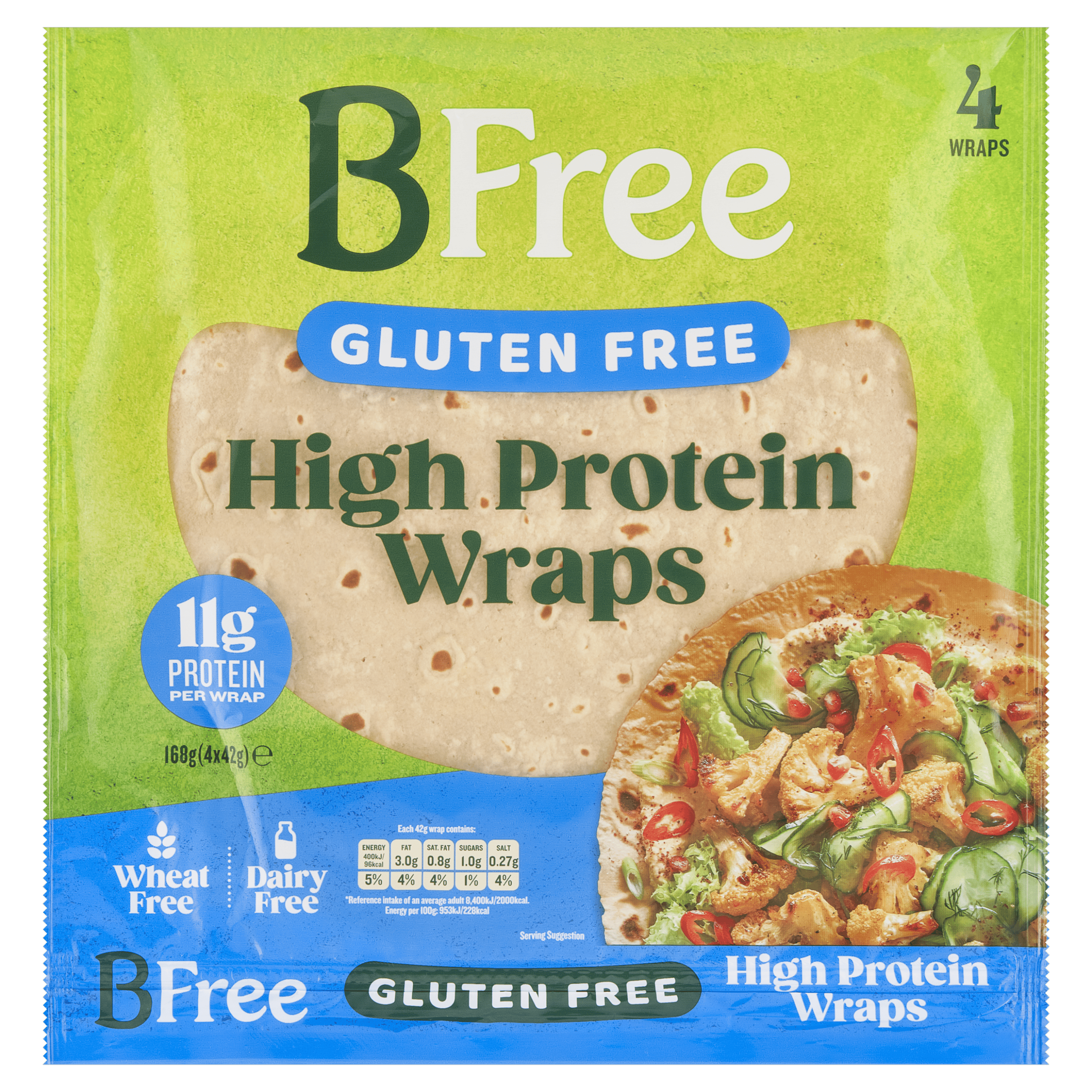 BFree GV Proteine wraps Blister 168 g
