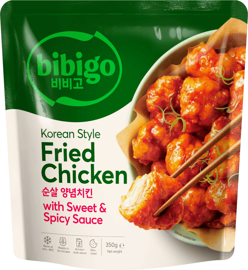 Bibigo Gefrituurde Kip Sweet &amp; Spicy Zak 350 g