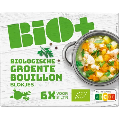 Bio+ Bouillonblokjes groente