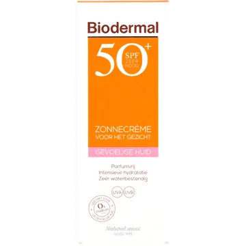 Biodermal Gevoelige Huid Zonnecrème SPF 50+ 50 ML