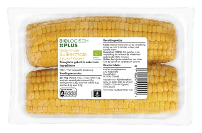 Biologisch Plus Suikermais Krimp 2 St