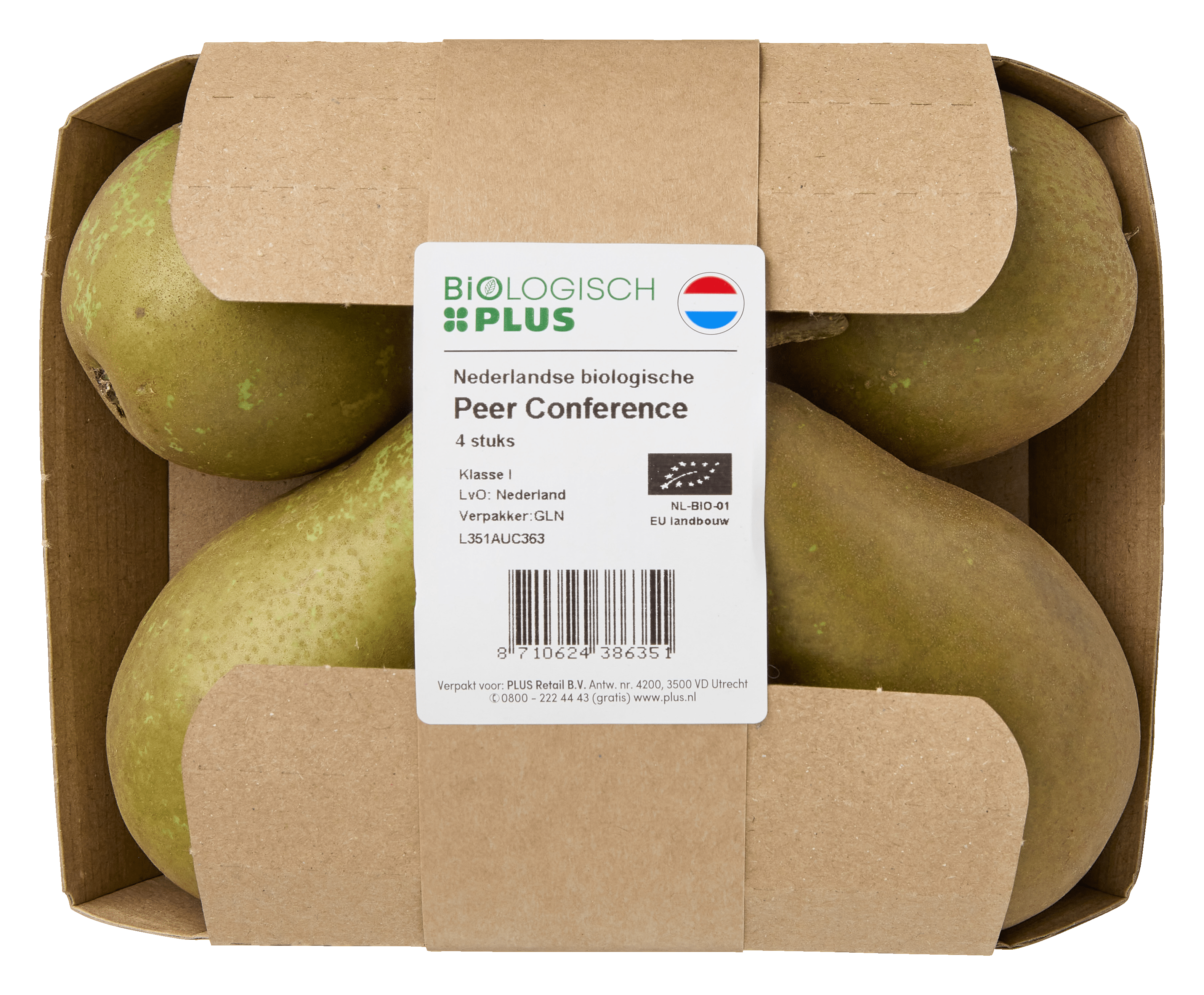 Biologisch PLUS Handperen biologisch Schaal 4 st