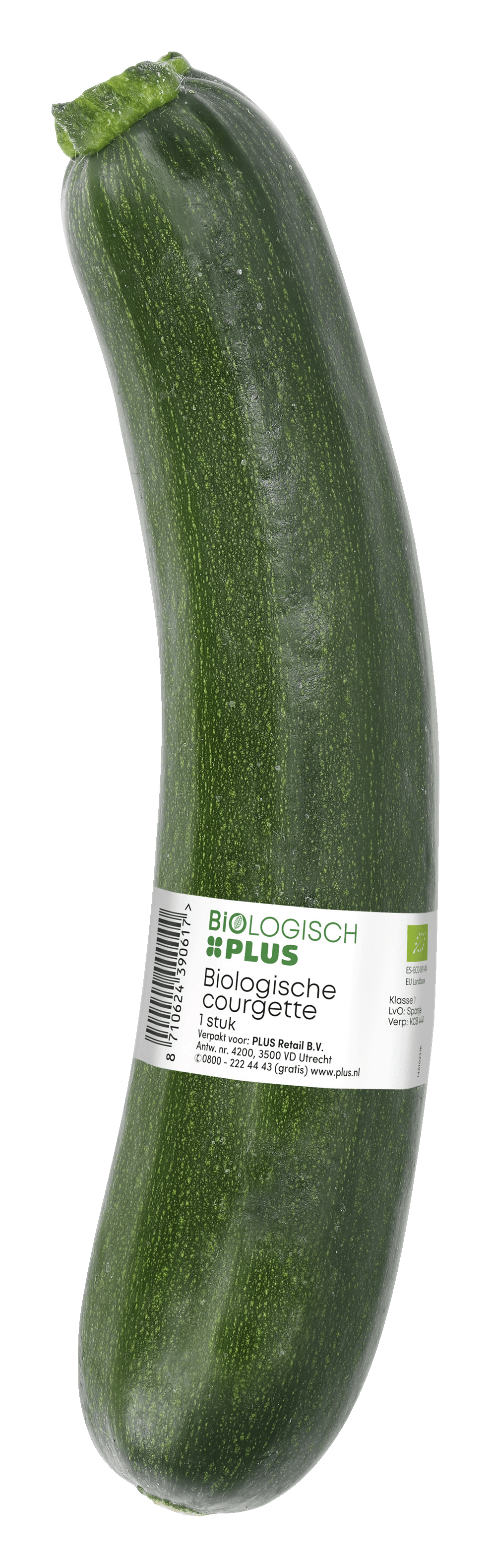 Biologisch PLUS Courgette groen Stuk 1 st