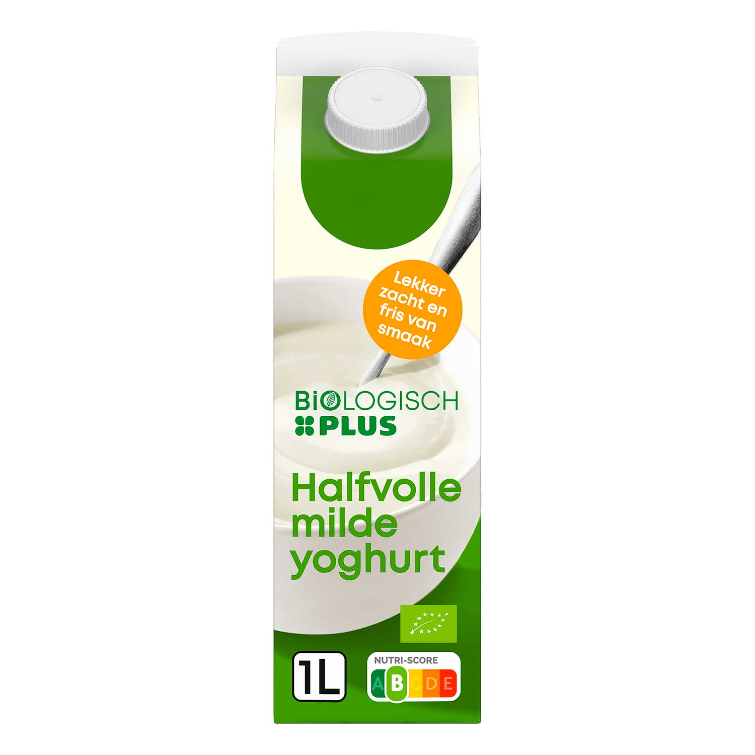 Biologisch PLUS Milde halfvolle yoghurt biologisch Pak 1000 ml