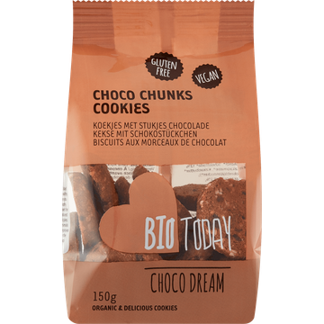 BioToday Koekjes met Stukjes Chocolade 150 g