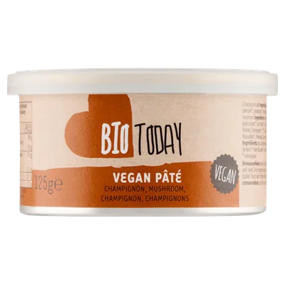 BioToday Paté champignon bio Blik 125 g