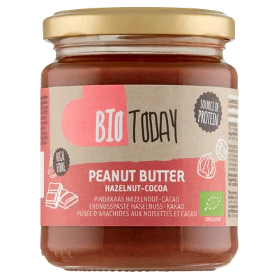 BioToday Pindakaas hazelnoot-cacao - bio