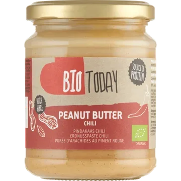 BioToday Pindakaas Chili 250 g