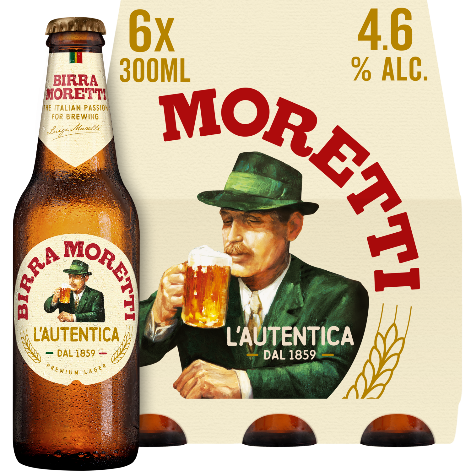 Birra Moretti Pilsener premium