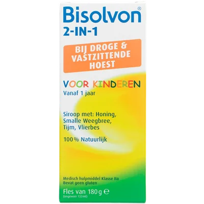 Bisolvon 2 in 1 kinderen Doos 180 ml
