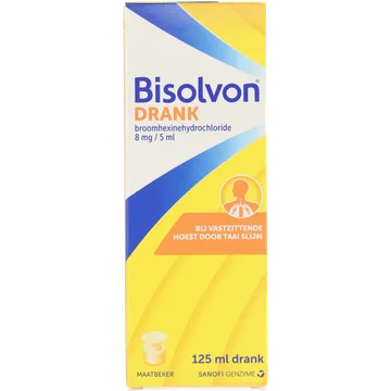 Bisolvon Elixer Forte hoestdrank 125 ml (8 mg/ 5 ml)