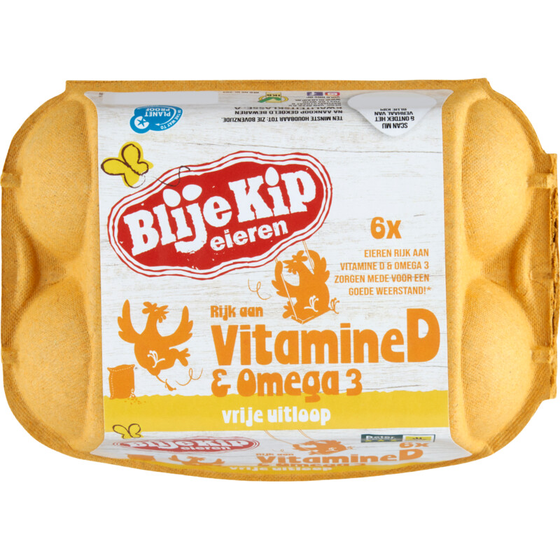 Blije Kip eieren Rijk aan vitamine D & omega 3