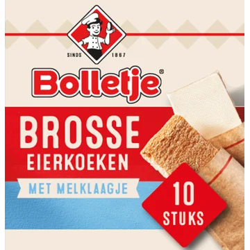 Bolletje Brosse Eierkoeken met Melklaagje 10 Stuks 155 g