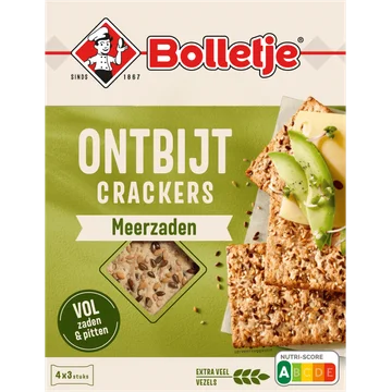 Bolletje Ontbijt Crackers Meerzaden 4 x 3 Stuks 270 g