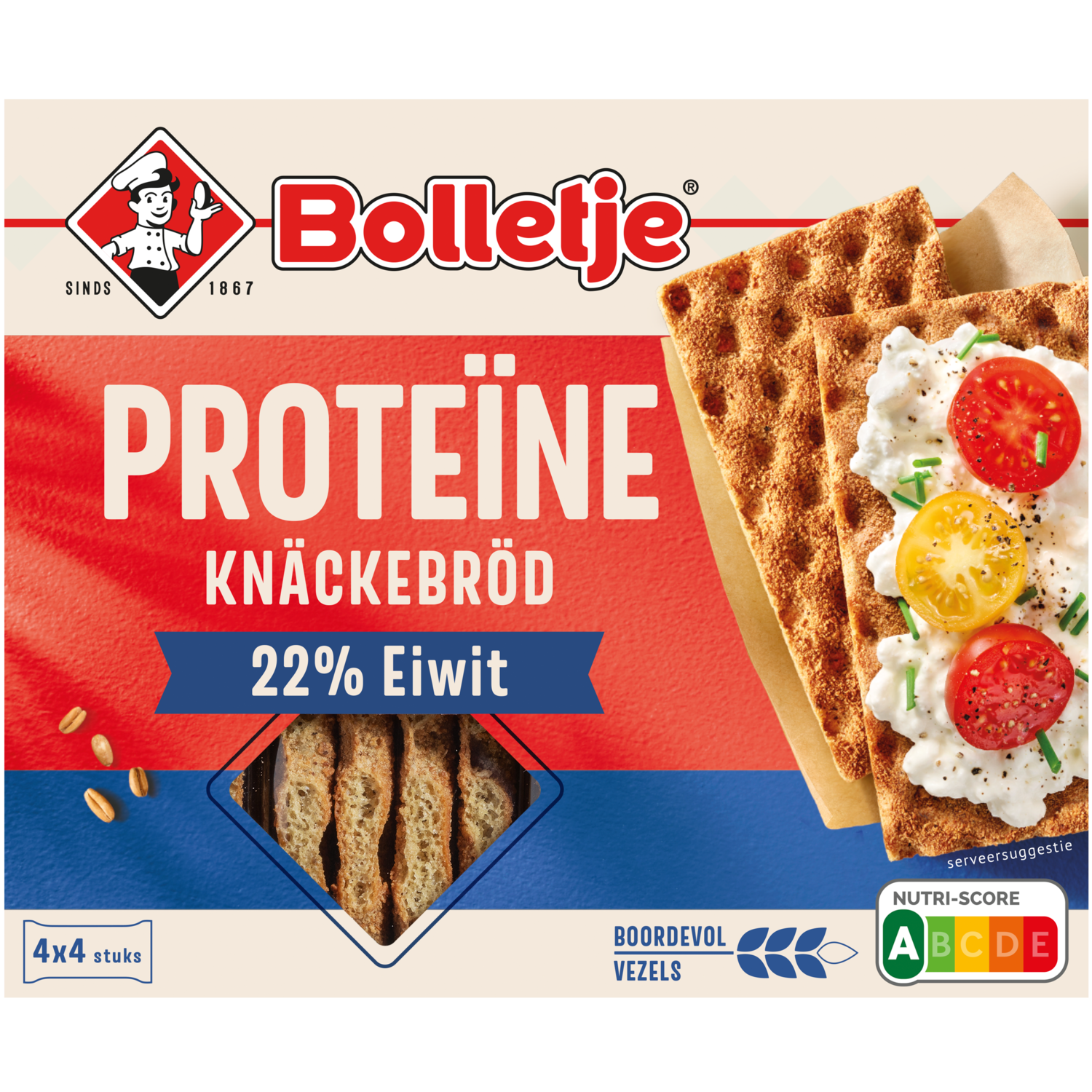 Bolletje Knackebrod pro-fit proteine