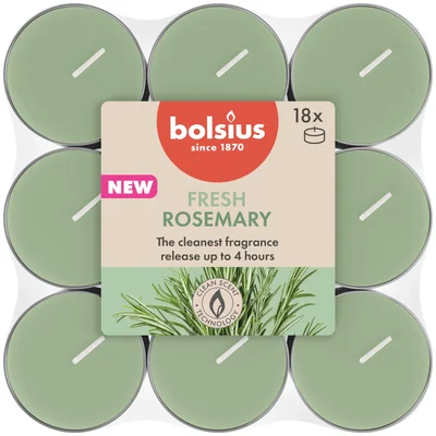 Bolsius Geurtheelichten 4u True Scents Rosemar Krimp 18 st