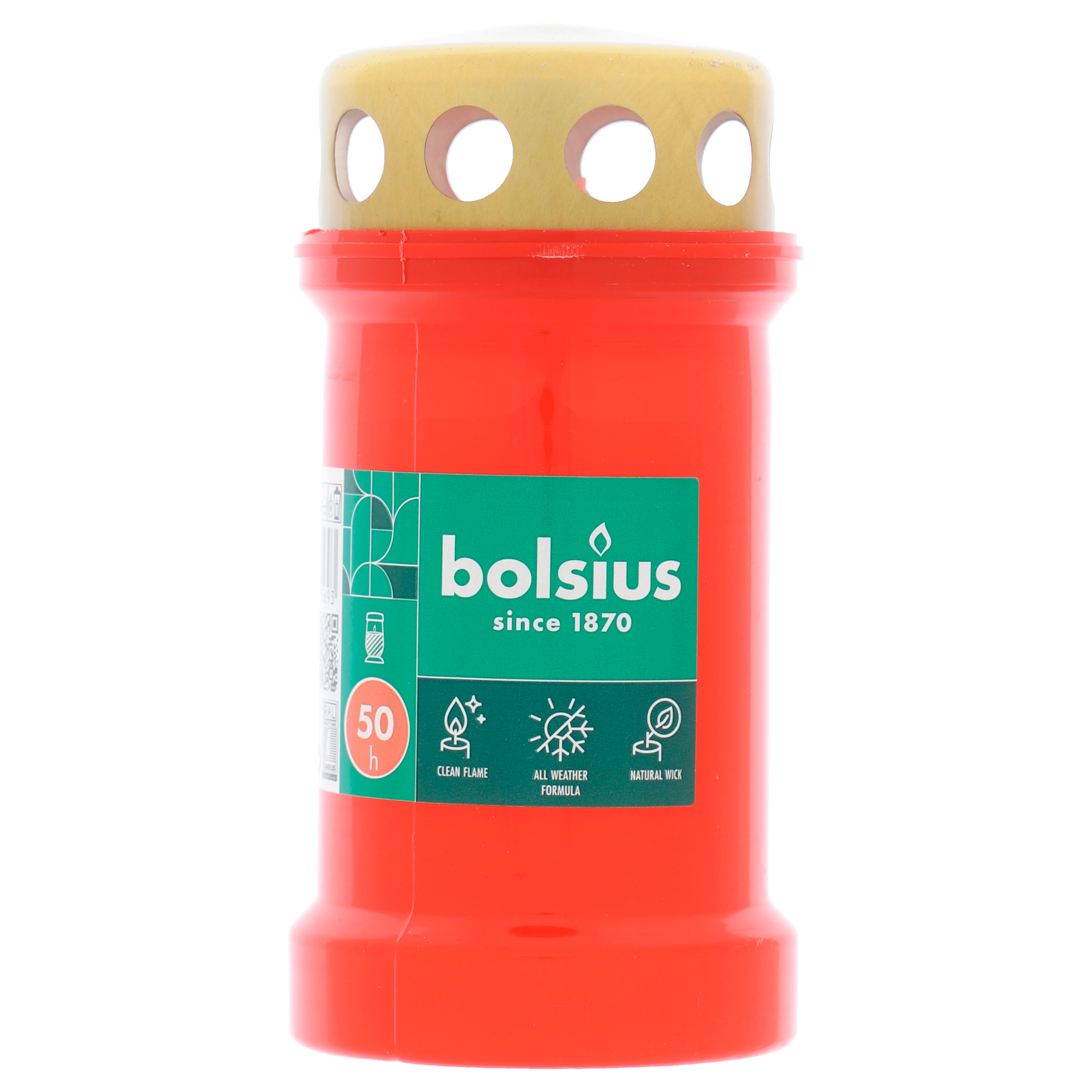 Bolsius Herdenkingslicht nr 3 met deksel Stuk 1 st