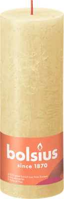 Bolsius Rustiek stompkaars 190/68 oat beige Stuk 1 st