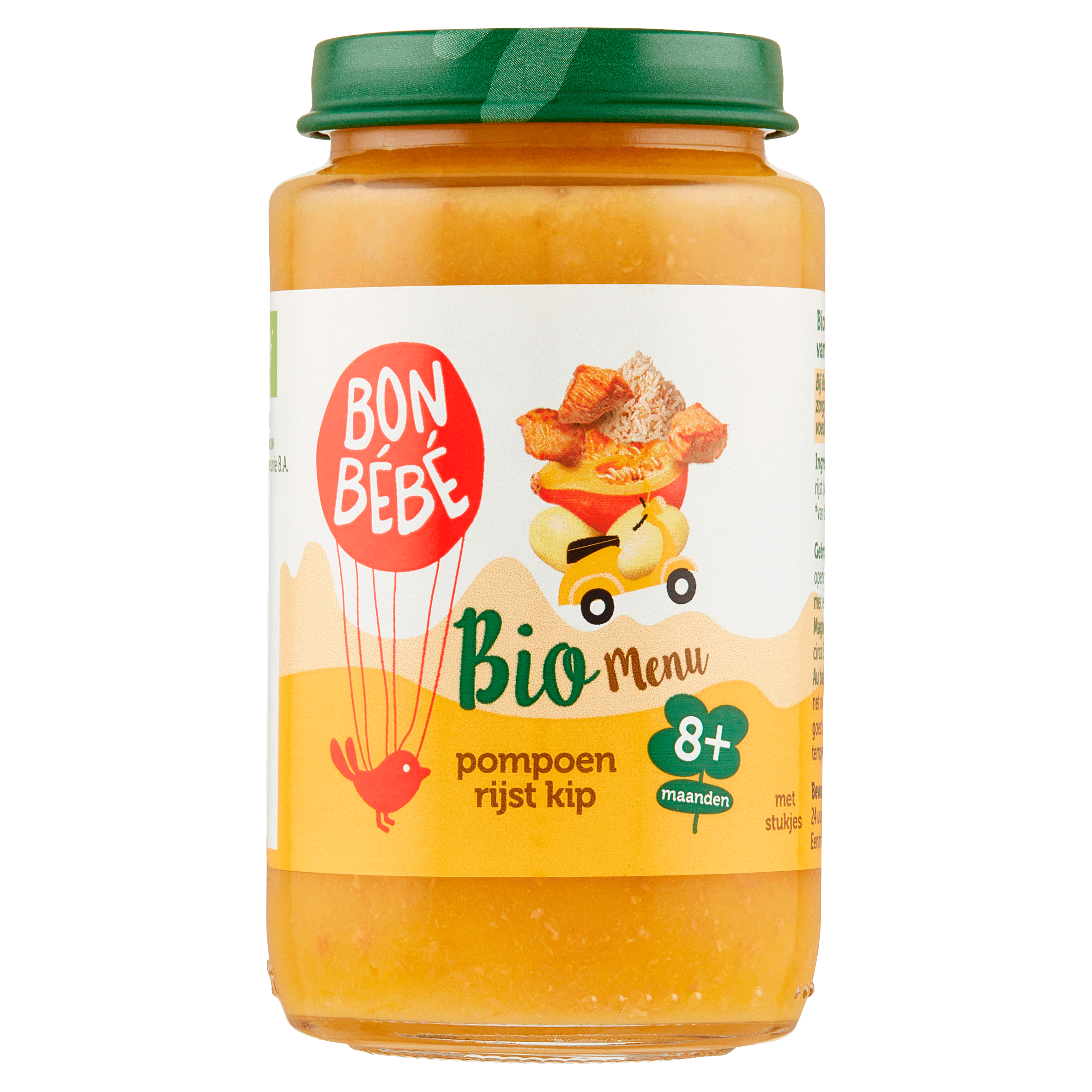 Bonbebe Bio M0817 pompoen rijst kip