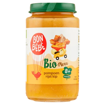 Bonbebe Bio M0817 pompoen rijst kip