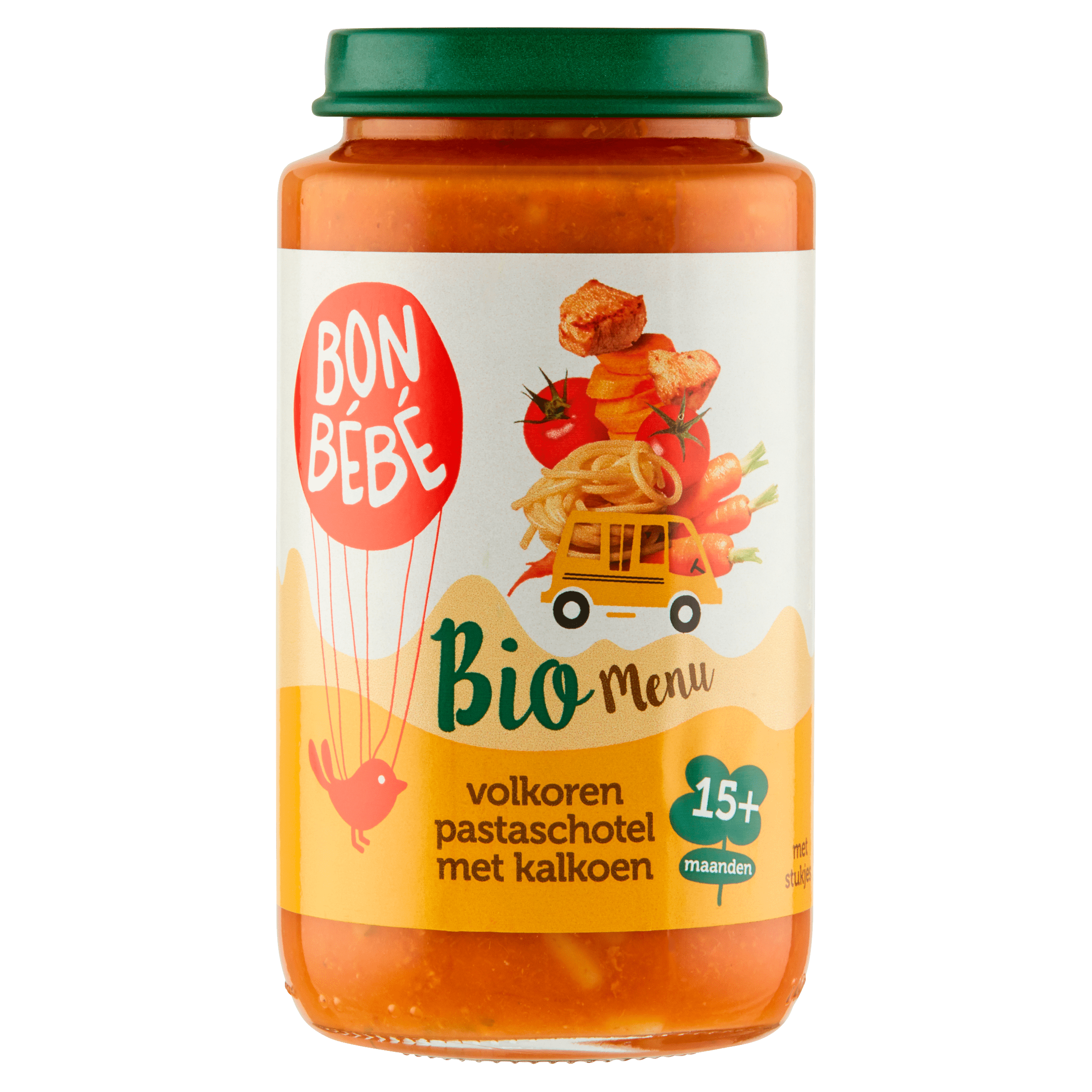 Bonbebe Bio M1511 pastaschotel met kalkoen