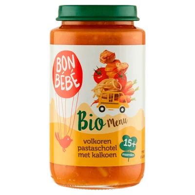 Bonbebe Bio M1511 pastaschotel met kalkoen