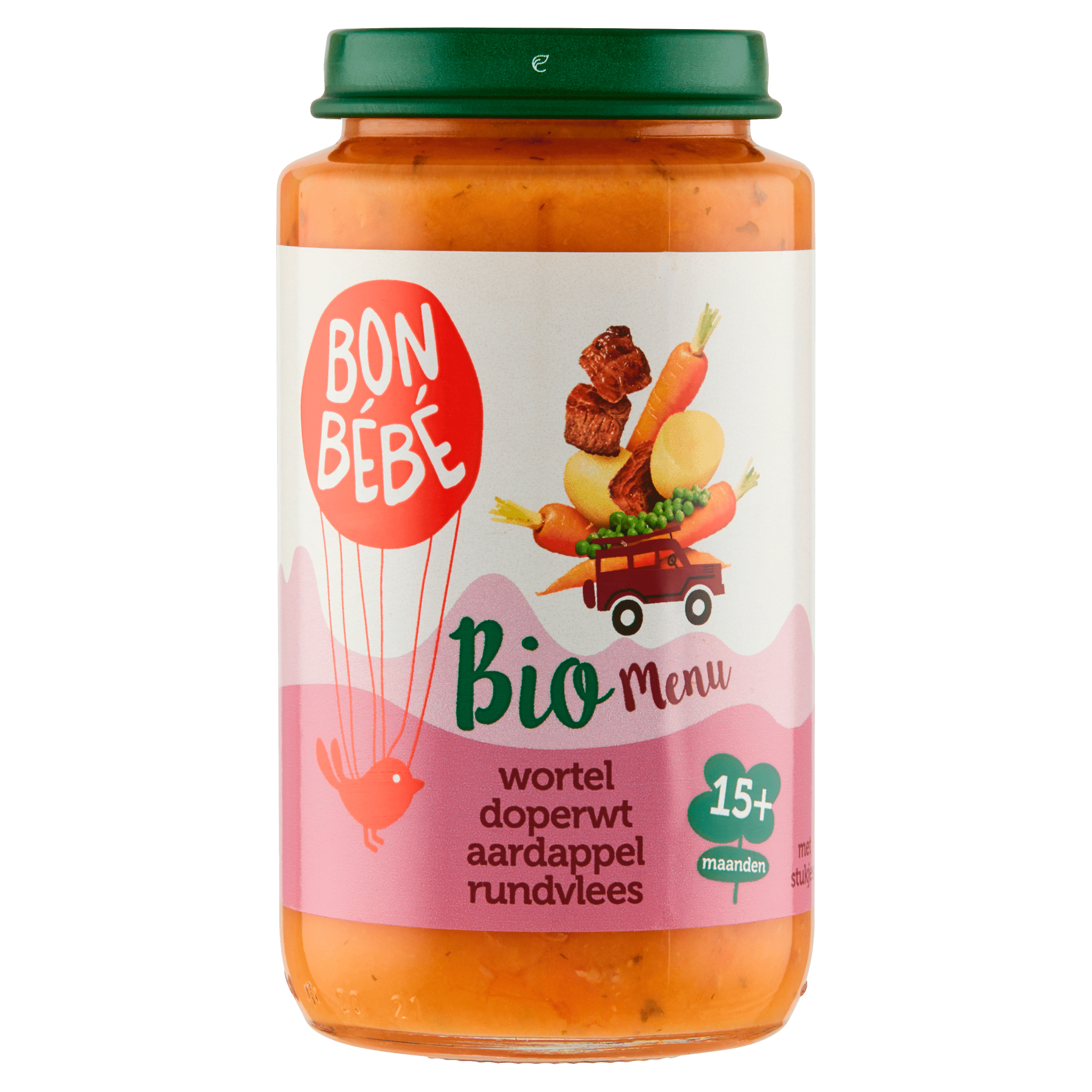Bonbebe Bio M1516 wortel doperwt aardappel
