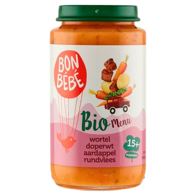 Bonbebe Bio M1516 wortel doperwt aardappel