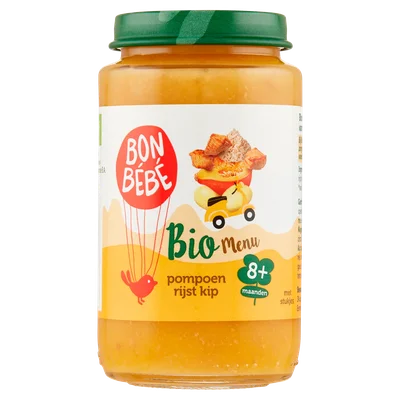 Bonbébé Biomenu m0817 pompoen rijst kip 8+ maanden