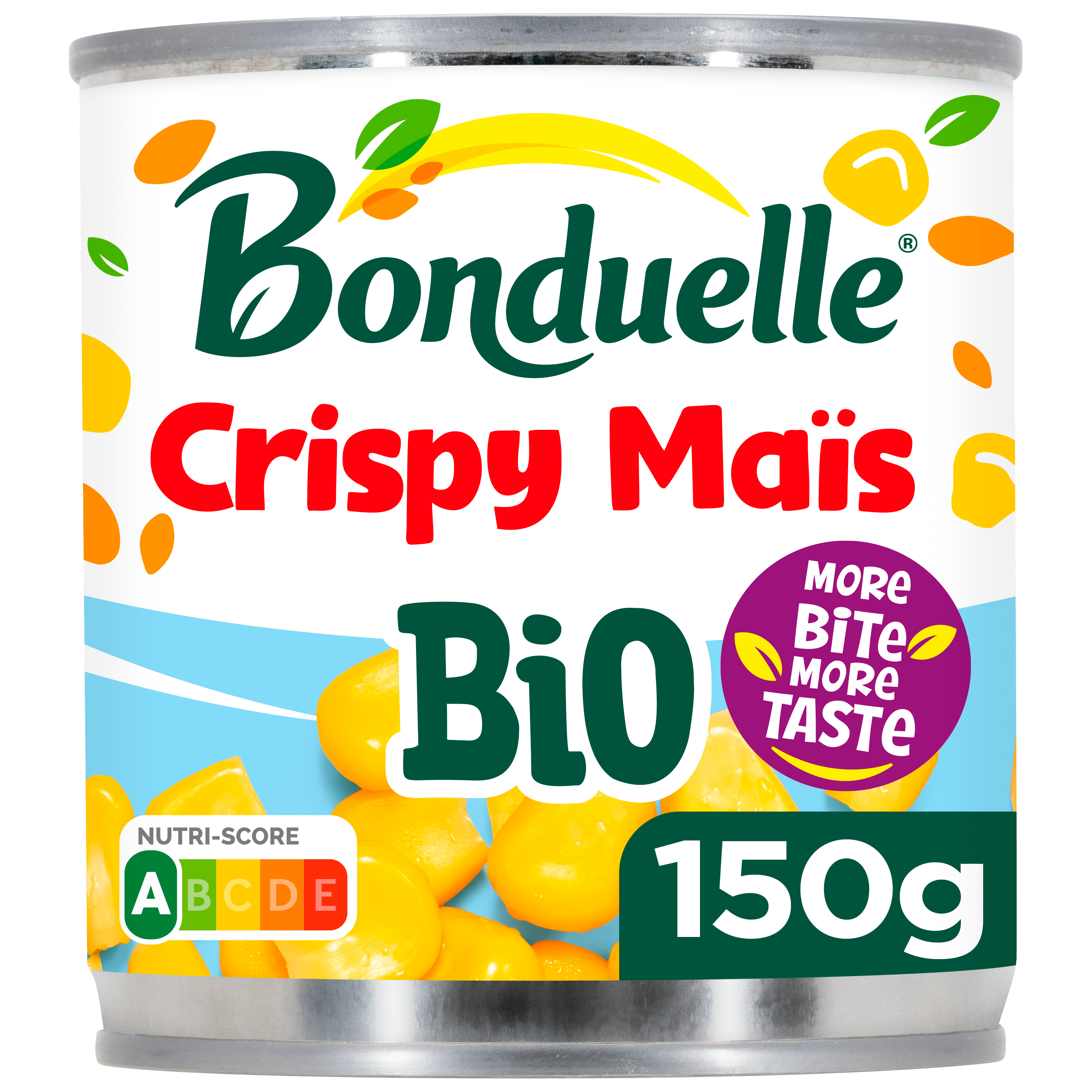 Bonduelle Crispy maïs biologisch Blik 150 g