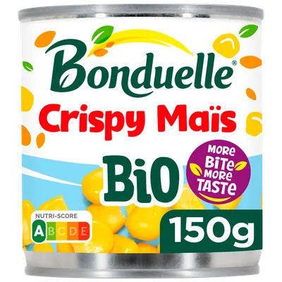 Bonduelle Crispy maïs biologisch Blik 150 g
