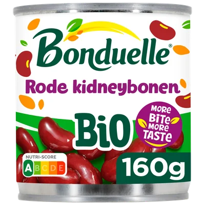 Bonduelle Rode kidneybonen biologisch Blik 160 g