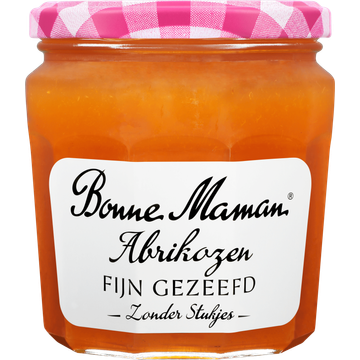 Bonne Maman Abrikozen Fijn Gezeefd zonder Stukjes 345g