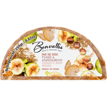 Bonvallis Pan de Higo Vijgen & Amandelbrood 250 g