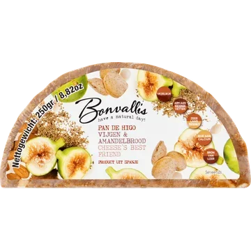 Bonvallis Pan de Higo Vijgen & Amandelbrood 250 g