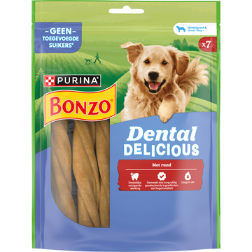 Bonzo Snacks Dental Delicious Medium Rund 200g