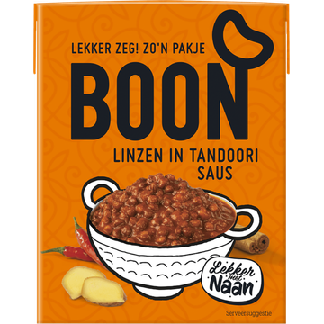 Boon Linzen in Tandoori Saus 380 g
