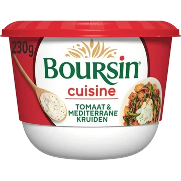 Boursin Cuisine Tomaat & Mediterrane Kruiden 230 g
