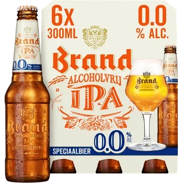 Brand IPA 0.0 Bier Fles 6 x 300ml