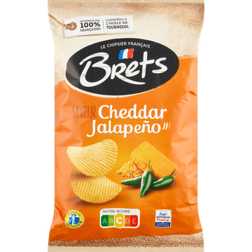 Brets Saveur Cheddar Jalapeño 125 g