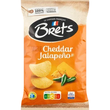 Brets Saveur Cheddar Jalapeño 125 g