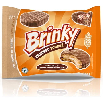 BRINKY Fourré Vanillesmaak 273g