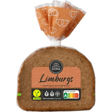 Brood van Soma Limburgs Volkoren Roggebrood 400 g