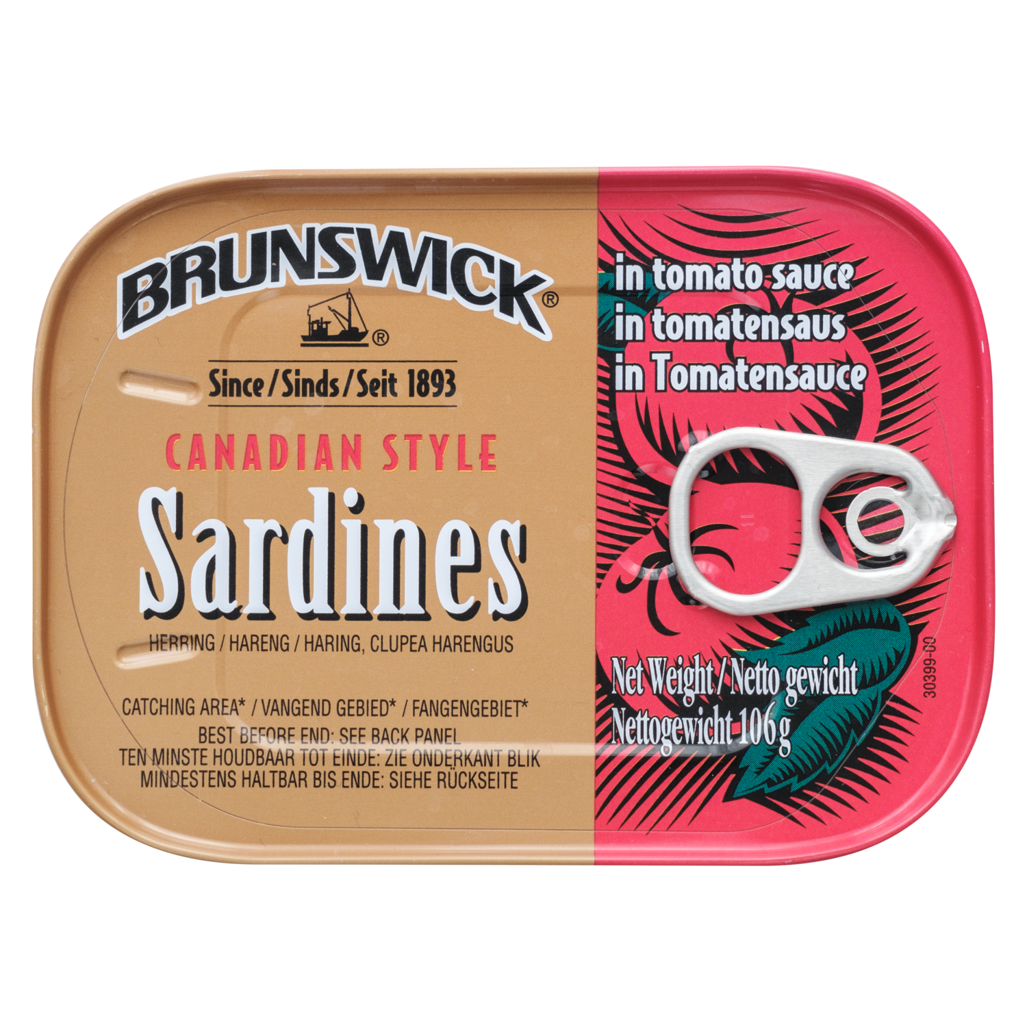 Brunswick Sardines in tomatensaus