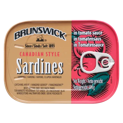 Brunswick Sardines in tomatensaus
