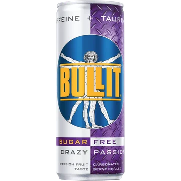 Bullit Energy Drink Suikervrij Crazy Passion 250ml