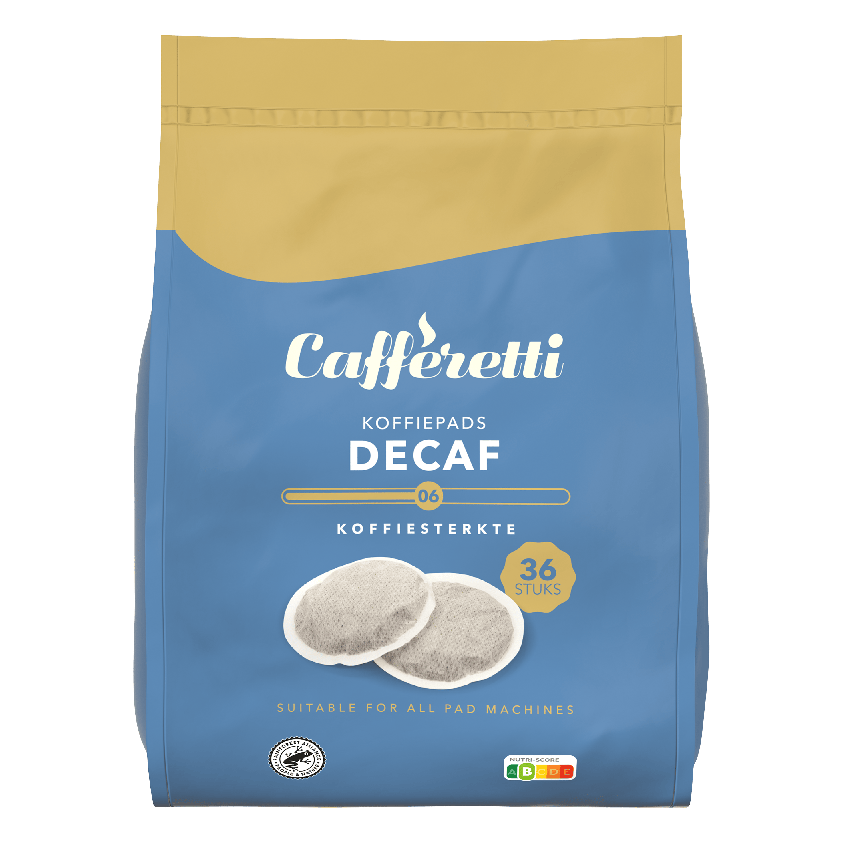 Caffèretti Koffiepads decaf