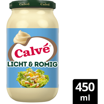 Calvé Mayonaise licht &amp; romig Pot 450 ml