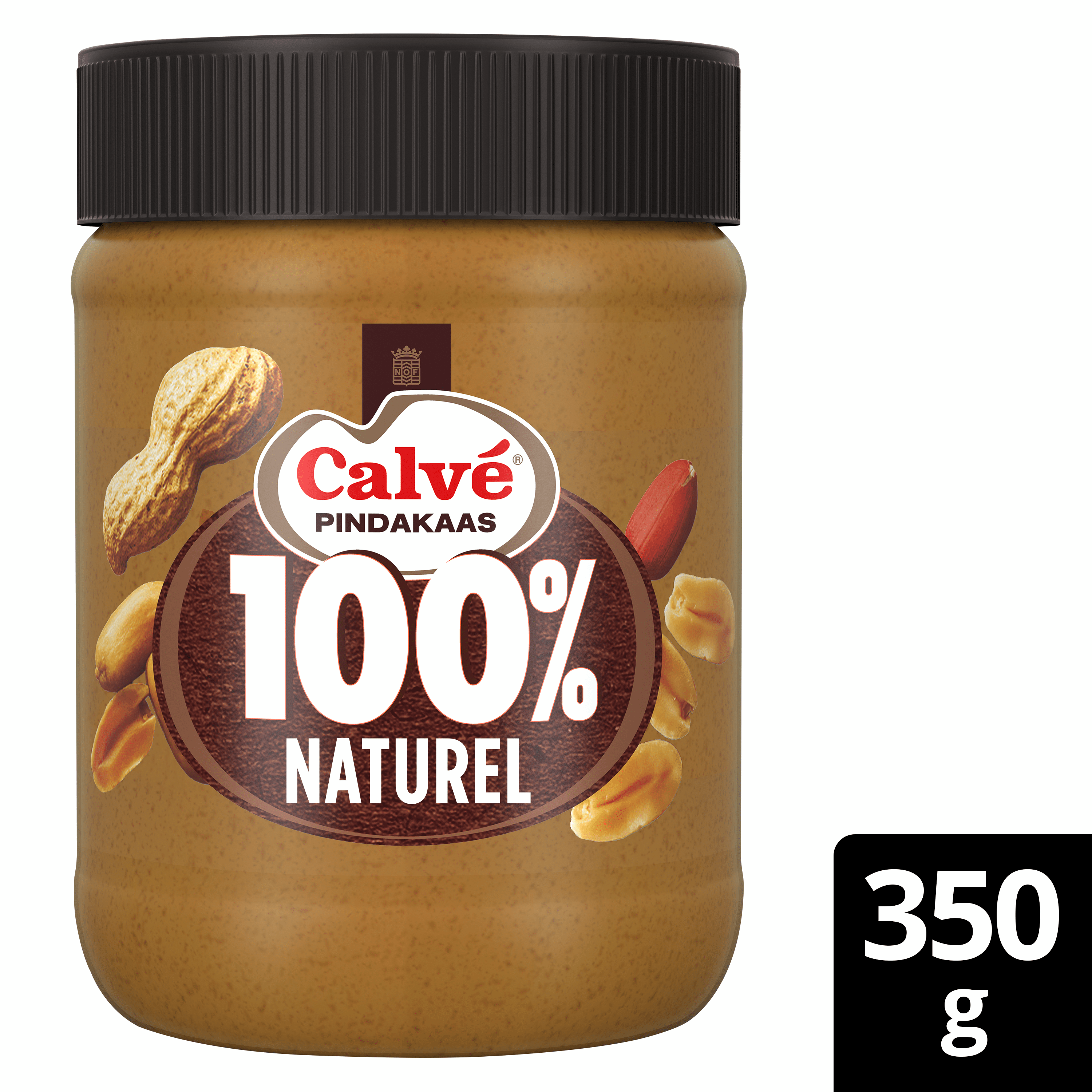 Calvé Pindakaas grof gemalen pinda's Pot 350 g